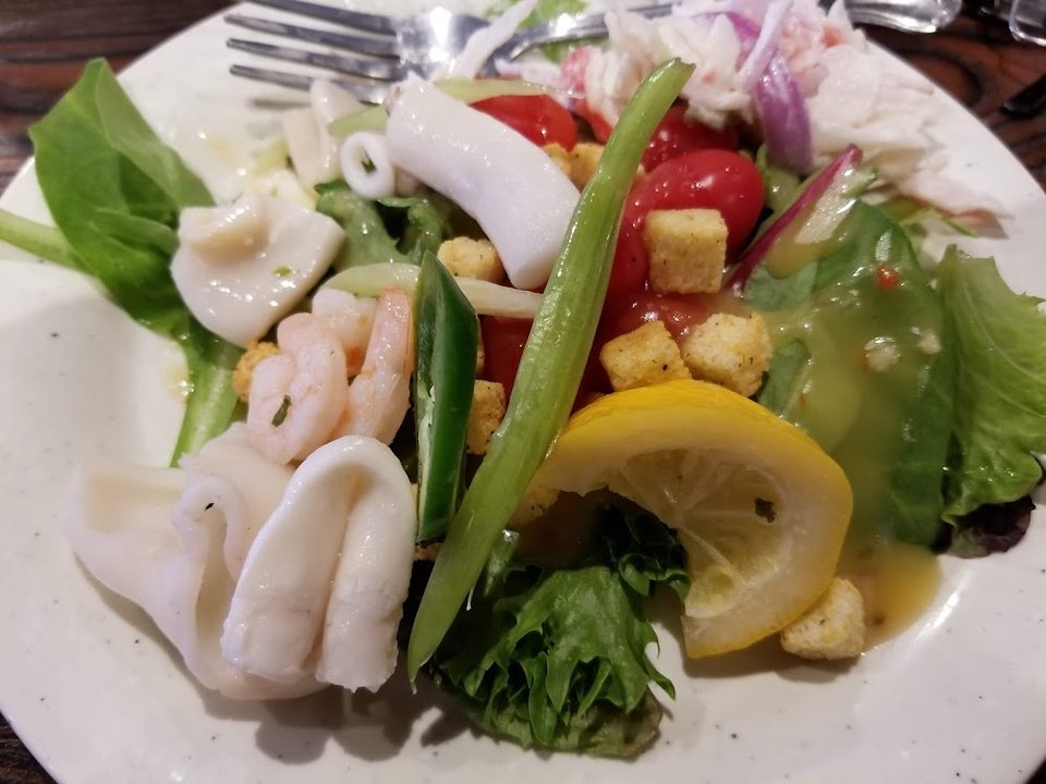 Salad and Calamari